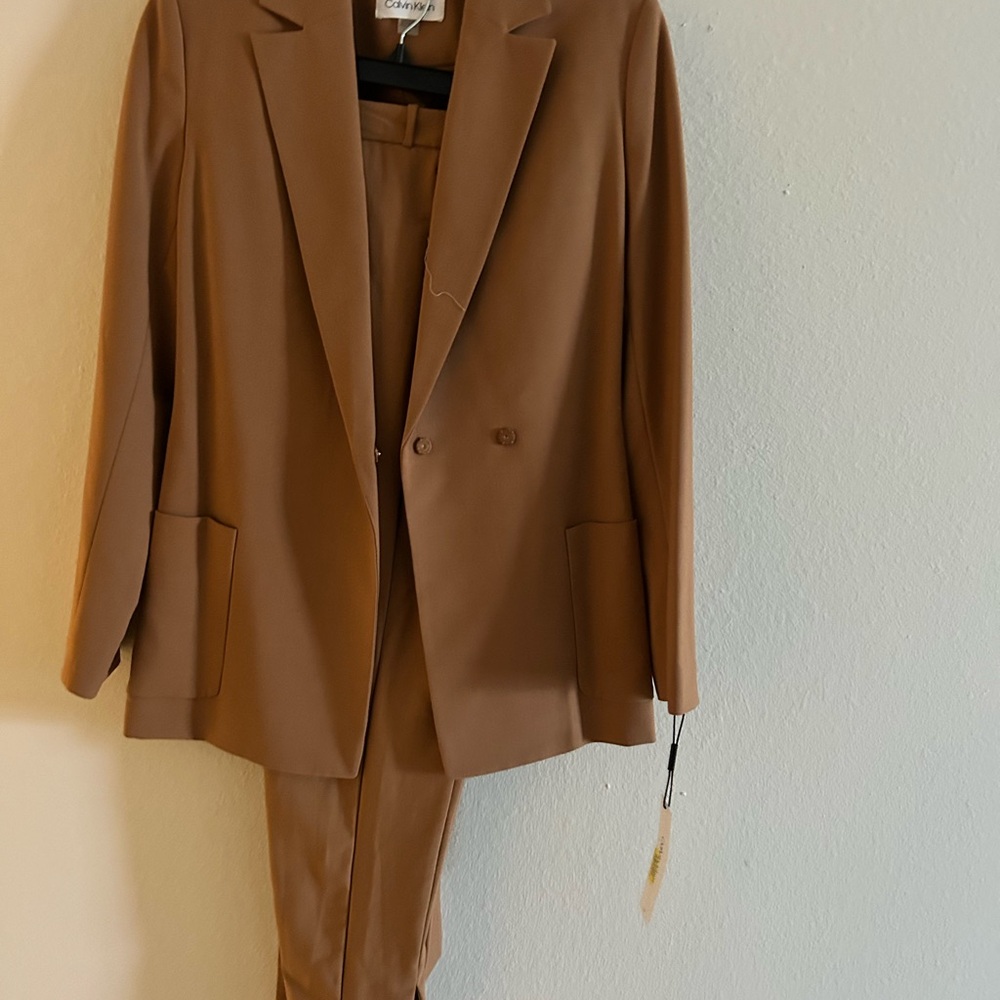 Calvin Klein Tan Suit Set